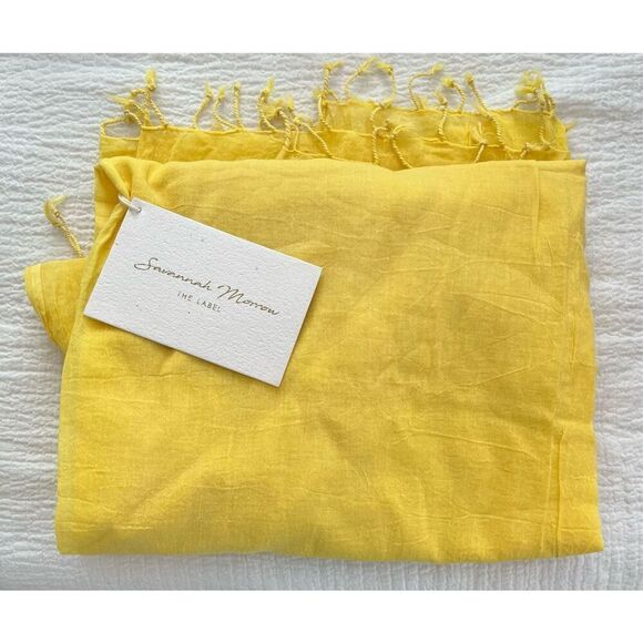 NWT Savannah Morrow Ibiza Sarong Yellow - Picture 1 of 5